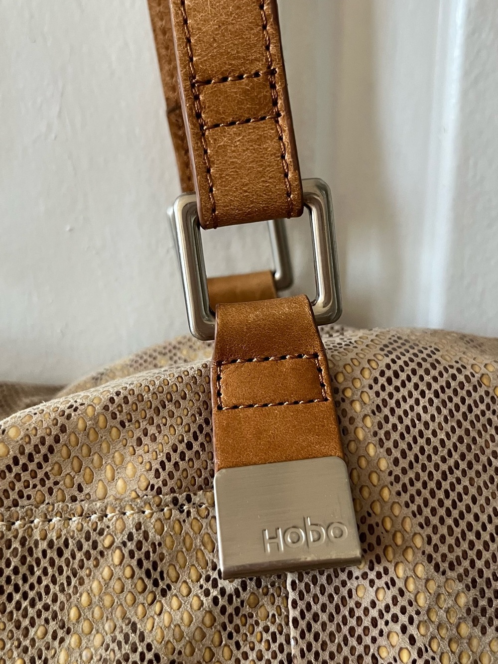 HOBO Madelyn Python-Pattern Satchel - Picture 7 of 13